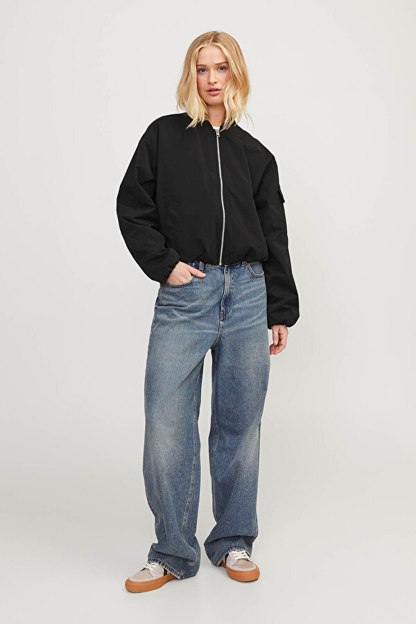 Jjxx JXLEILA BOMBER JACKET OTW Siyah Kadın Ceket
