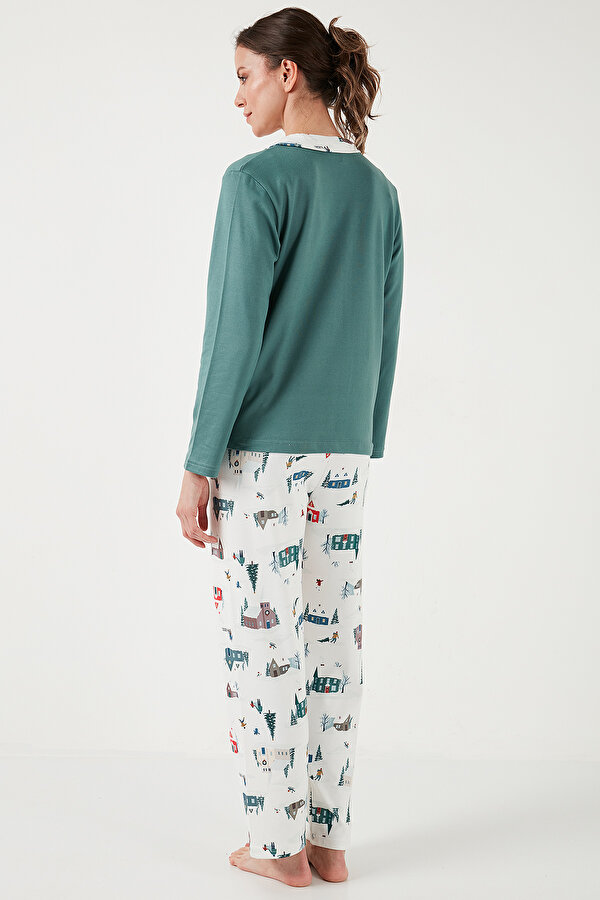 Lela Bayan Pijama Takımı 65714300 YEŞİL