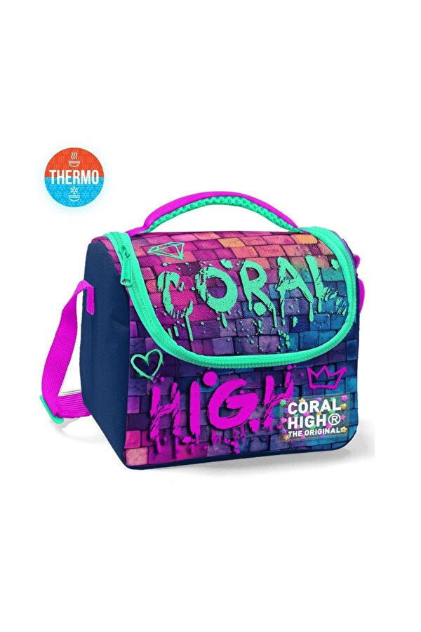 Coral High Thermo Beslenme Çantası Graffiti Desenli 11769