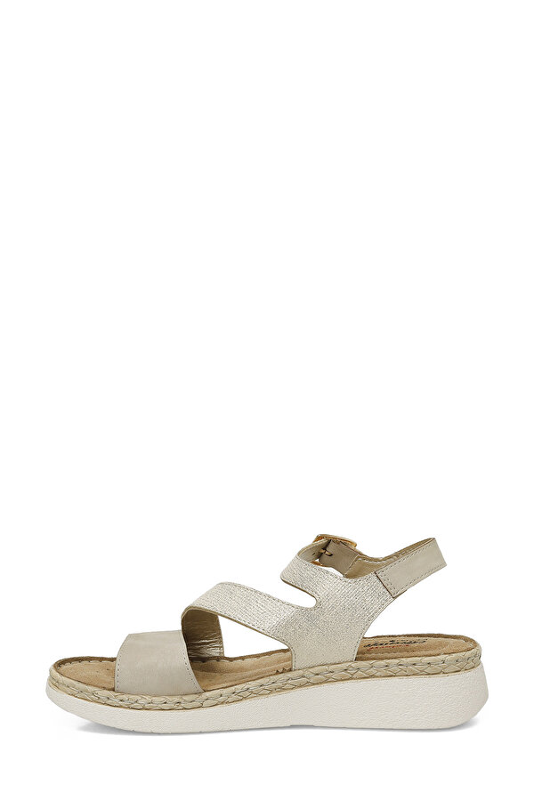 Polaris 166945.Z5FX Bej Kadın Düz Sandalet