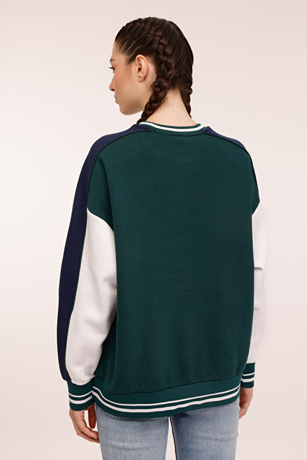 Lumberjack WL LEANDRA 16GF954 4PR Yeşil Kadın Sweatshirt