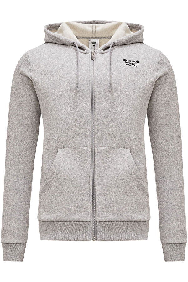 REEBOK Толстовка На Молнии Reebok Reebok Identity Sl Fleece Серый 014