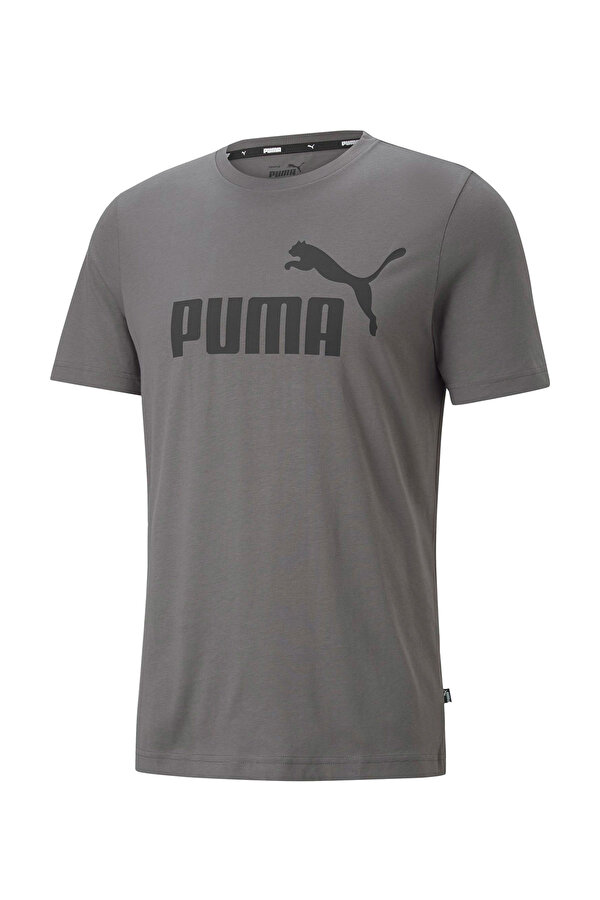 Puma ESS Logo Tee (s) GRI Erkek Kısa Kol T-Shirt