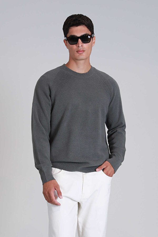 Lufian Erkek Kazak 112090128 DUMAN YEŞİL