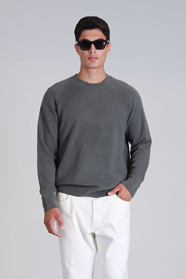 Lufian Erkek Kazak 112090128 DUMAN YEŞİL