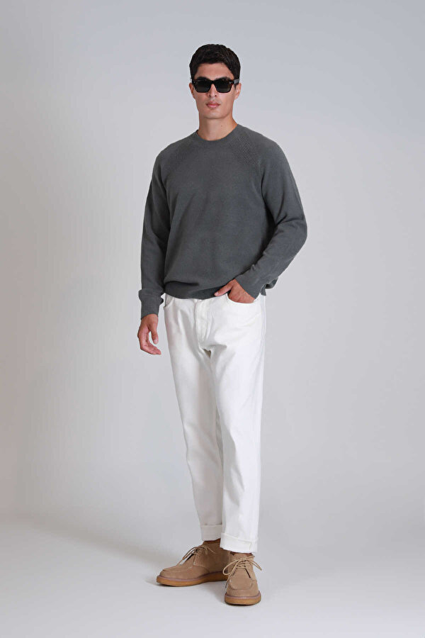 Lufian Erkek Kazak 112090128 DUMAN YEŞİL