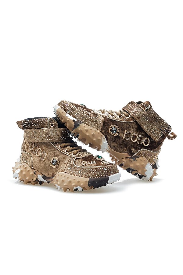 Guja Kadın Taşlı Casual Bot (36-41) 24k 24k351 Bt Z Camel
