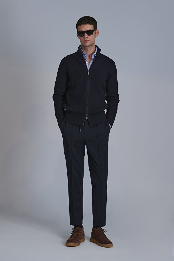 Lufian Erkek Hırka 112100060 LACİVERT