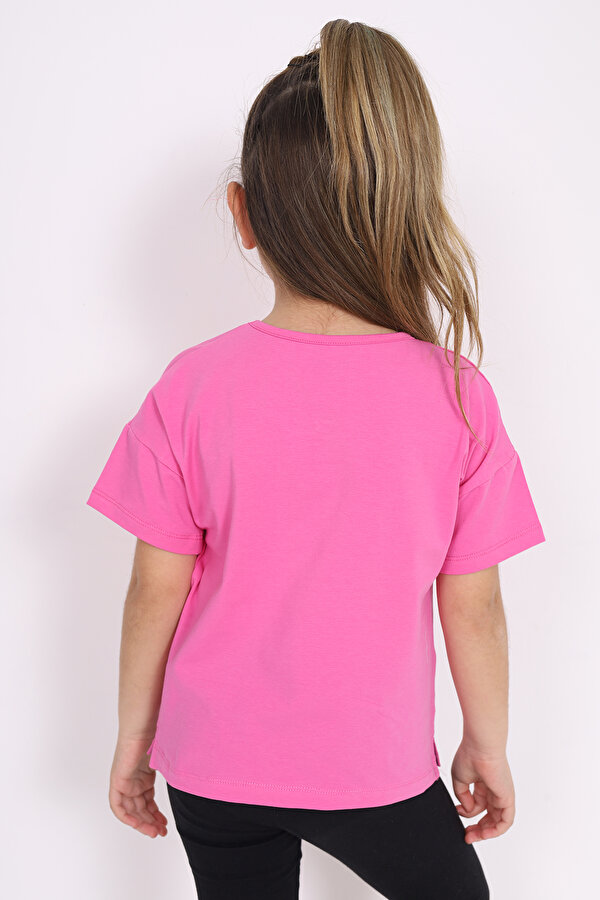 Toontoy Kids Toontoy Kız Çocuk Baskılı Tişört