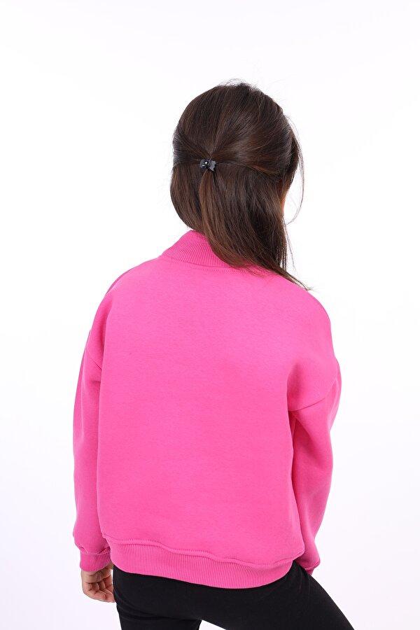 Toontoy Kids Toontoy Kız Çocuk Nakışlı Sweatshirt