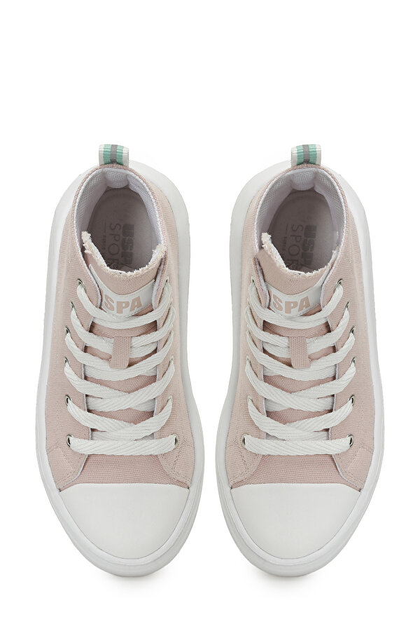 U.S. Polo Assn. CLEMENTINETEX JR 5FX Pembe Kız Çocuk High Sneaker