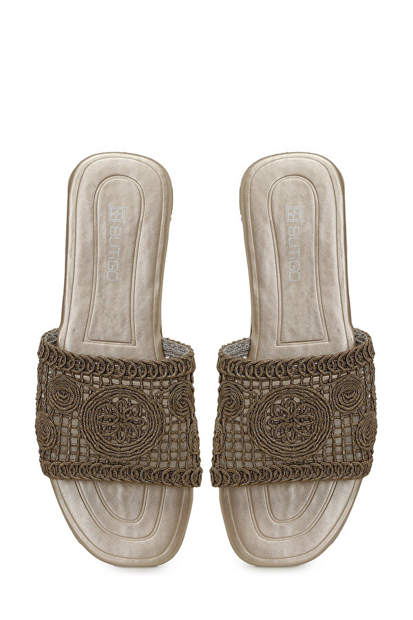 Butigo 24S-163 5FX Kahverengi Kadın Terlik