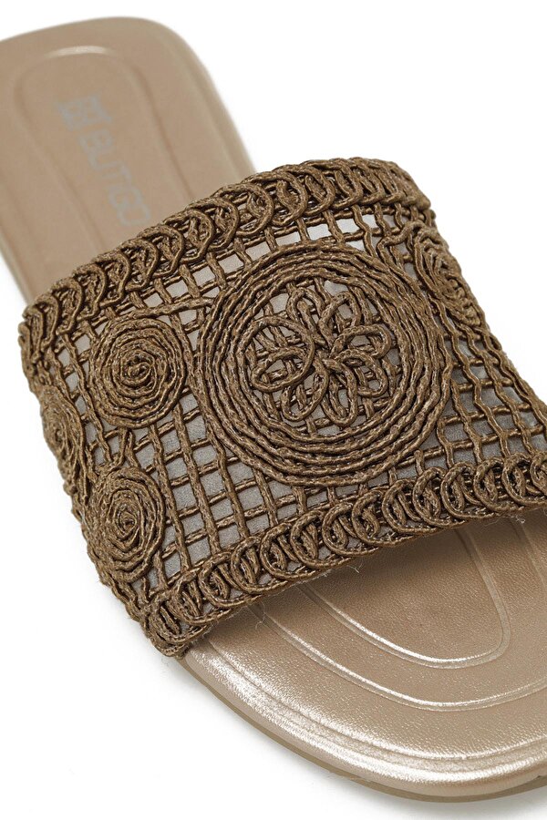 Butigo 24S-163 5FX Kahverengi Kadın Terlik