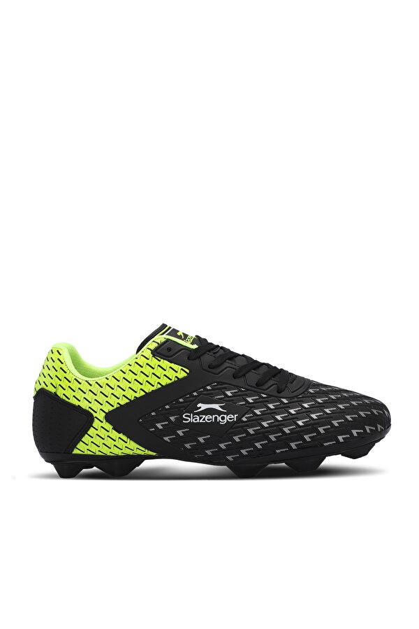 Slazenger CYCLE I KRP Unisex Çocuk Futbol Ayakkabı Siyah / Yeşil