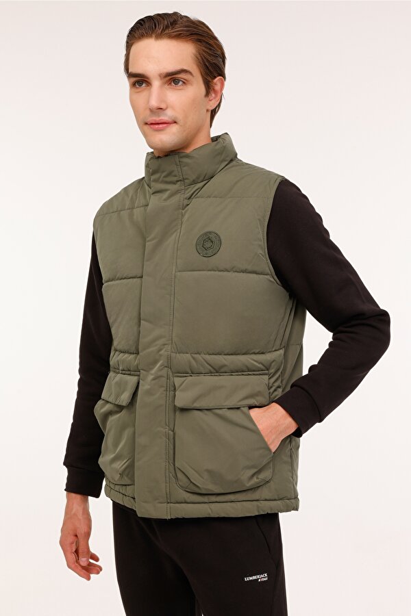Lumberjack Ml Arnold Vest 4Ct646 4Pr Хаки Мужчина Жилет