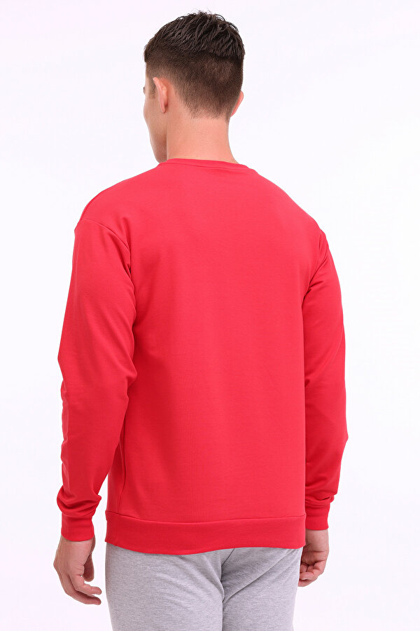 Lumberjack Mb Sn75 C Neck Sw 4Pr Красный Мужчина Джемпер