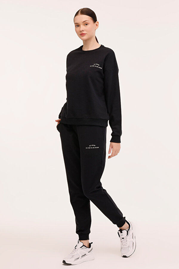 Kinetix WB AURA BSC 16OV82 4PR BLACK Woman Sweatshirt