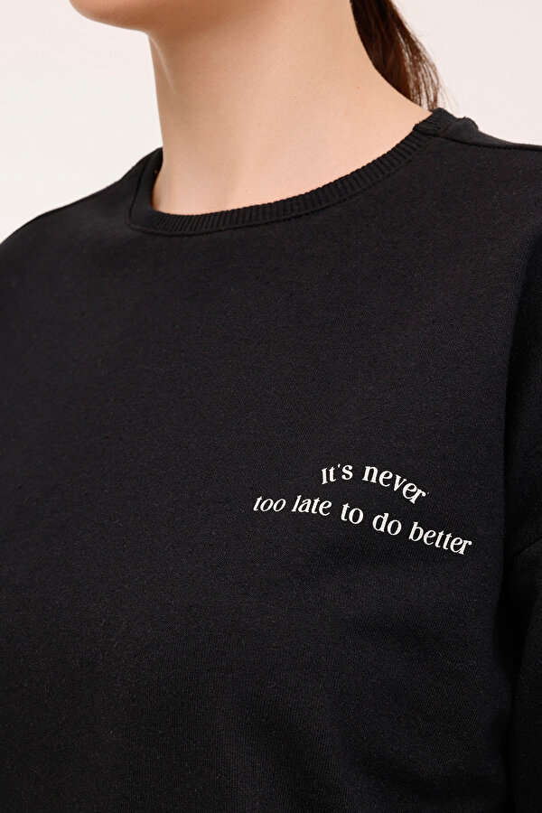 Kinetix WB AURA BSC 16OV82 4PR BLACK Woman Sweatshirt