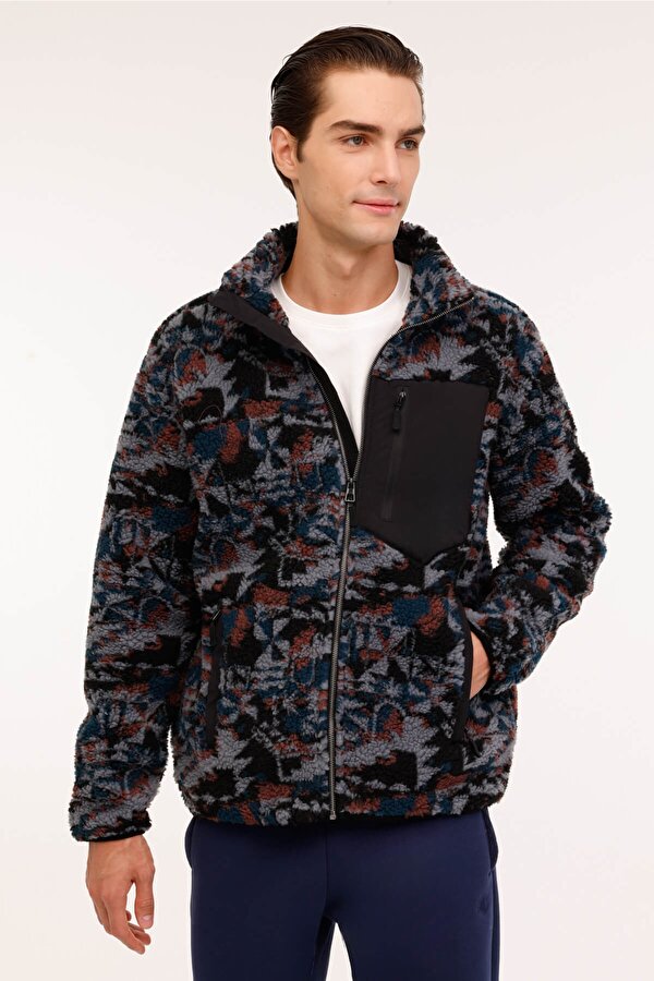 Lumberjack Ml 6Zjhtfaw24-5036 4Pr Голубой 017 Мужчина Куртка Тедди