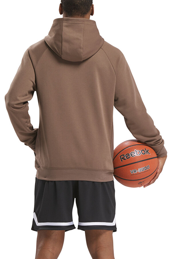 Reebok HOOPWEAR HOODIE BROWN Man 449