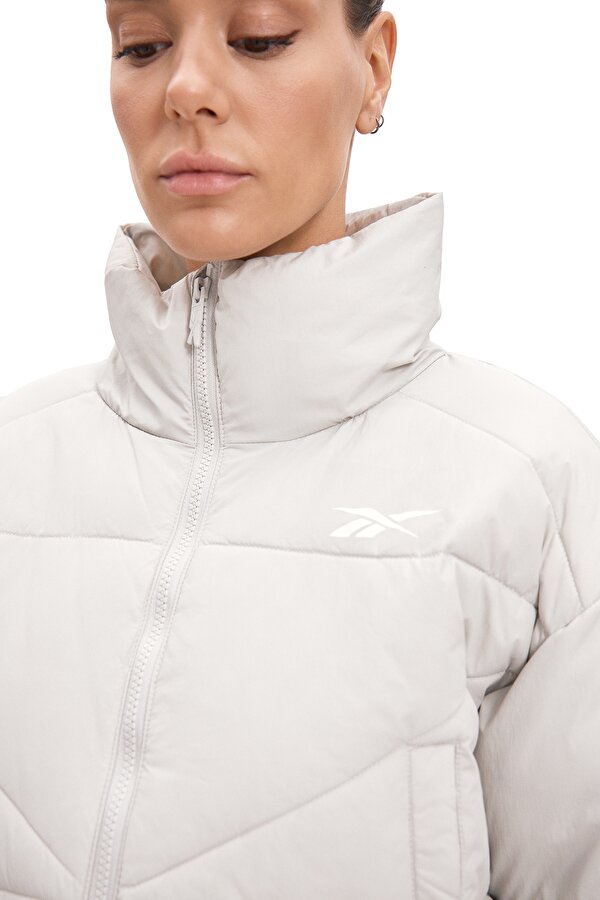 Reebok Alyssa Jacket Серый 016 Женщина Короткая Куртка