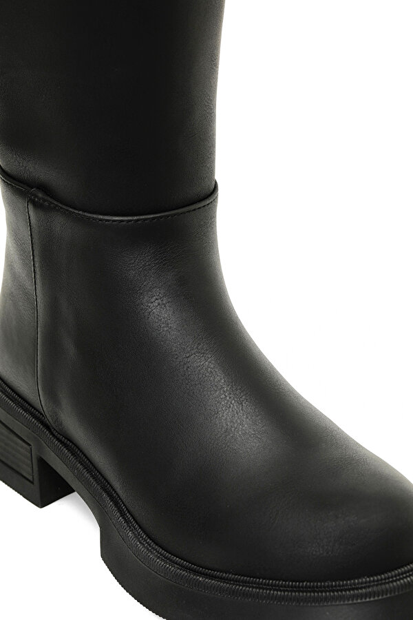 Butigo WENDY 4PR Siyah Kadın Düz Çizme