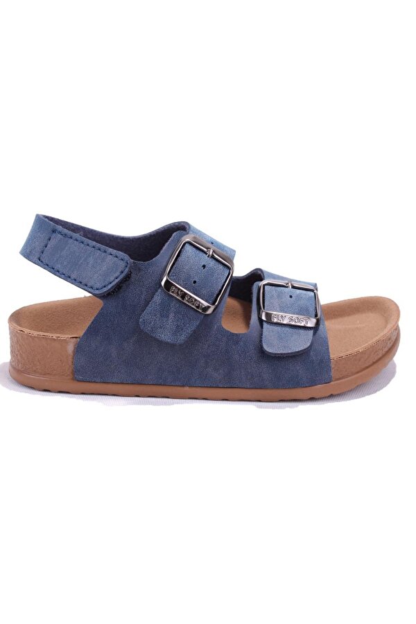Fly Soft S961 Lacivert Ortopedik Günlük Erkek Çocuk Spor Sandalet