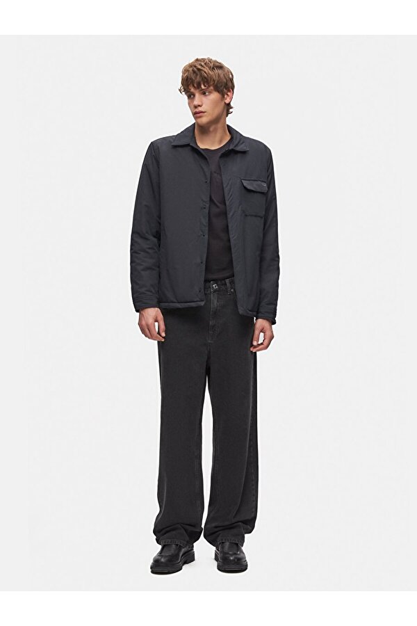 LTB Gömlek Yaka Teknık Lacivert Mont