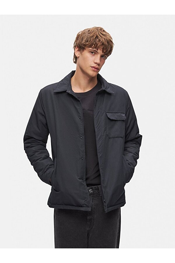 LTB Gömlek Yaka Teknık Lacivert Mont