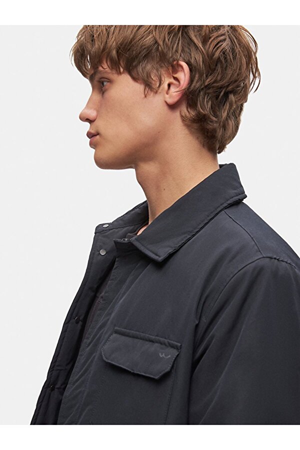 LTB Gömlek Yaka Teknık Lacivert Mont