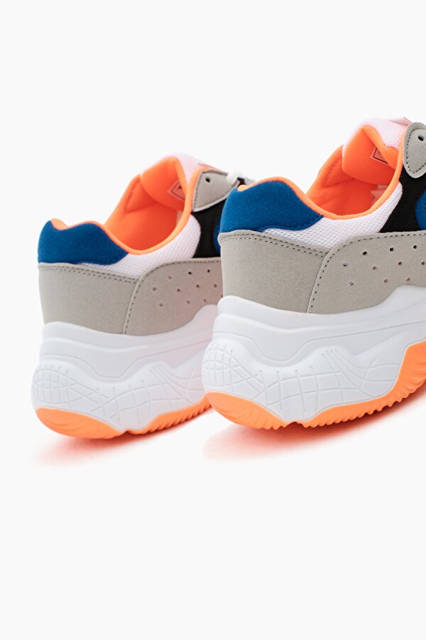 Tonny Black Kadın Buz Sax Rahat Kalıp Yüksek Taban Bağcıklı Spor Ayakkabı