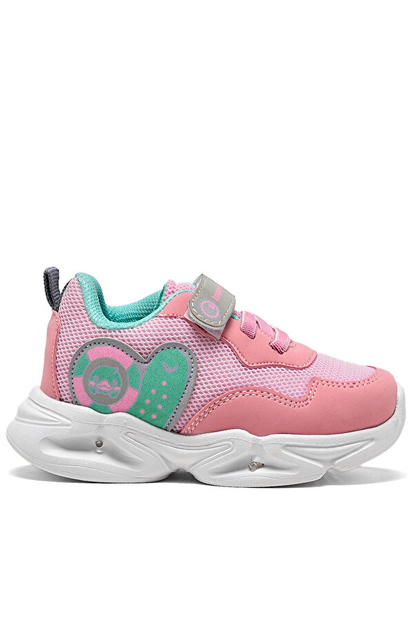 Tonny Black Çocuk Unisex Şeker Su Yeşili  Işıklı Cırtlı Ayakkabı