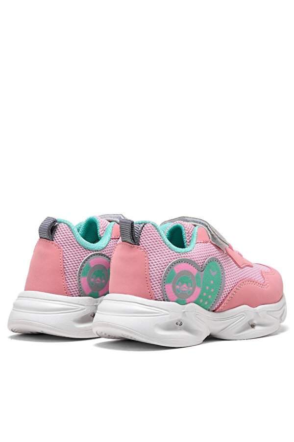 Tonny Black Çocuk Unisex Şeker Su Yeşili  Işıklı Cırtlı Ayakkabı