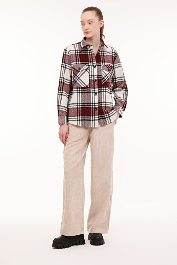 Lumberjack TARTAN FLANEL SHIRT Kırmızı Kadın Gömlek