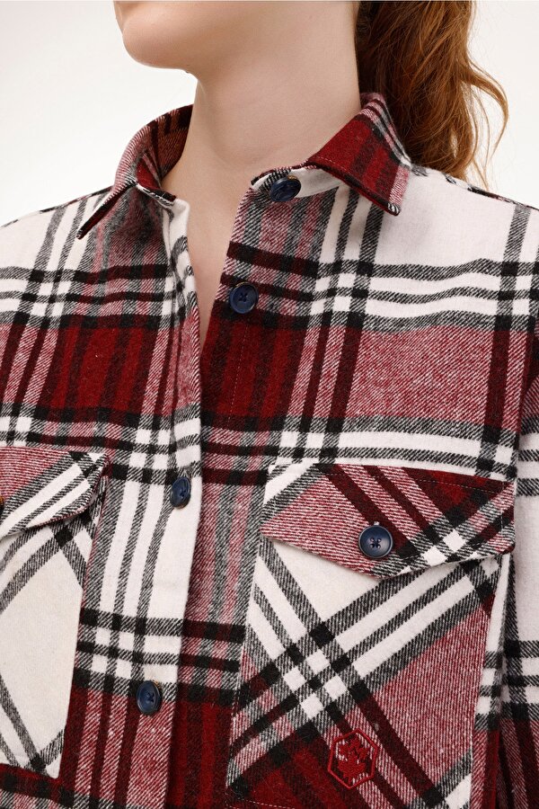 Lumberjack TARTAN FLANEL SHIRT Kırmızı Kadın Gömlek