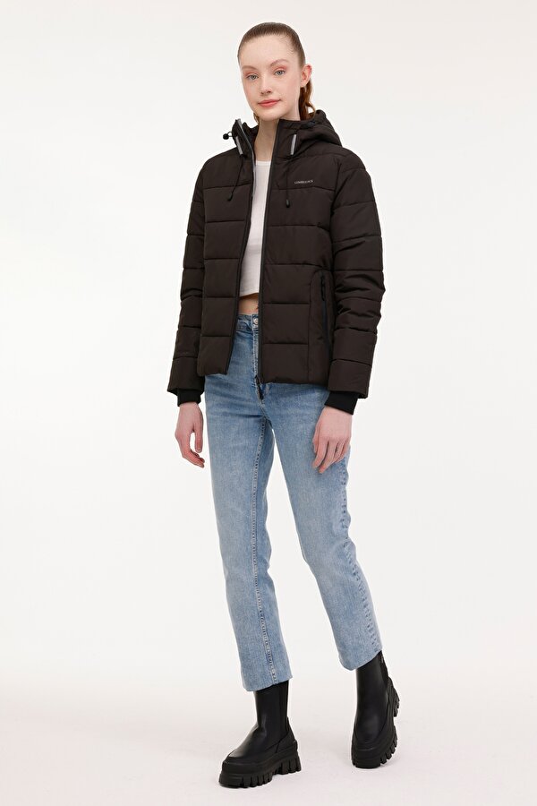 Lumberjack Wl Apreski 2Sn31 4Pr Черный Женщина Короткая Куртка