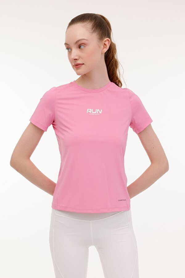 Lumberjack WL CHEN 11-162325105 4PR Pembe Kadın Kısa Kol T-Shirt