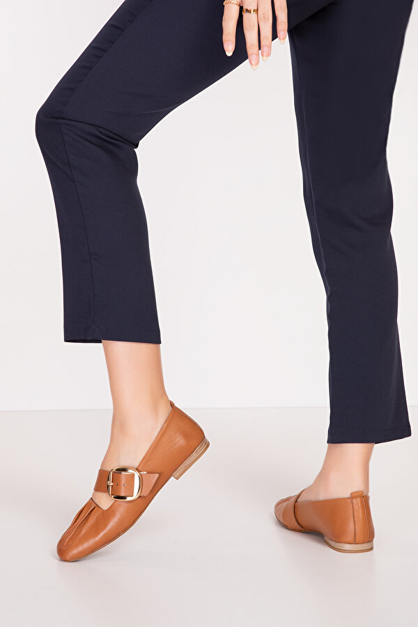 Gondol Kundura Gondol Hakiki Deri Babet Ayakkabı elnr.108