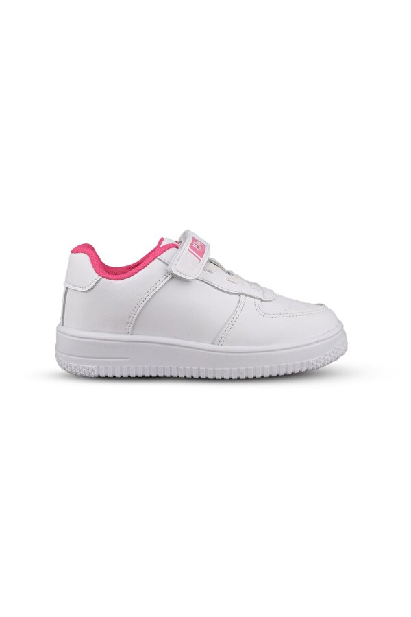 M.P Büyük Erkek Çocuk Cırtlı Beyaz Sneaker