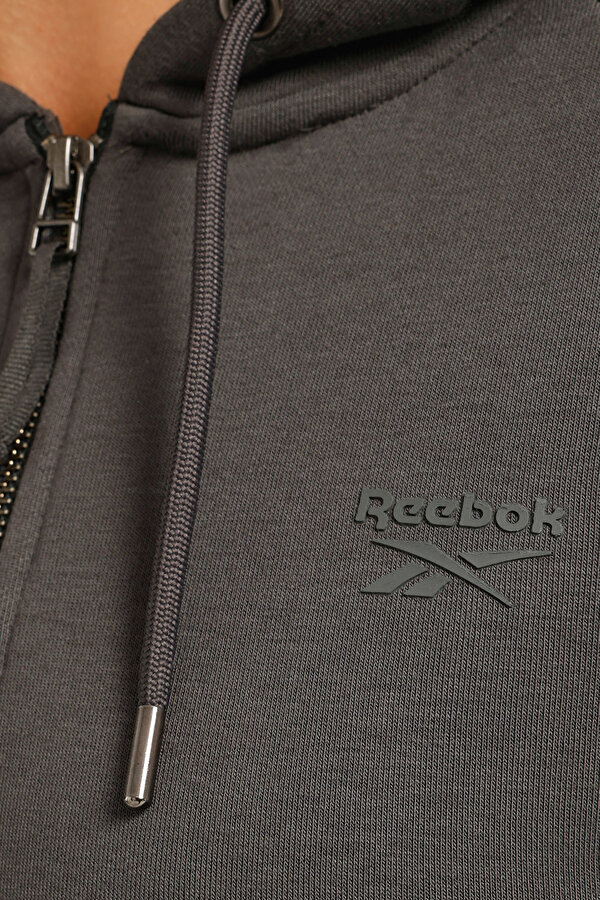 Reebok MESH FZ HOODIE Antrasit Kadın Eşofman Üstü