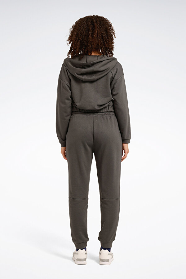 Reebok MESH FZ HOODIE Antrasit Kadın Eşofman Üstü