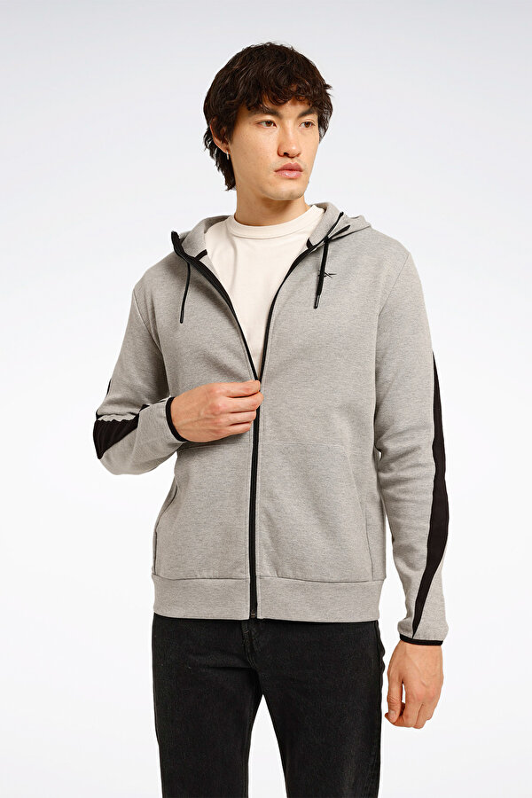 Reebok DREAMBLEND FZ Gri Erkek Eşofman Üstü