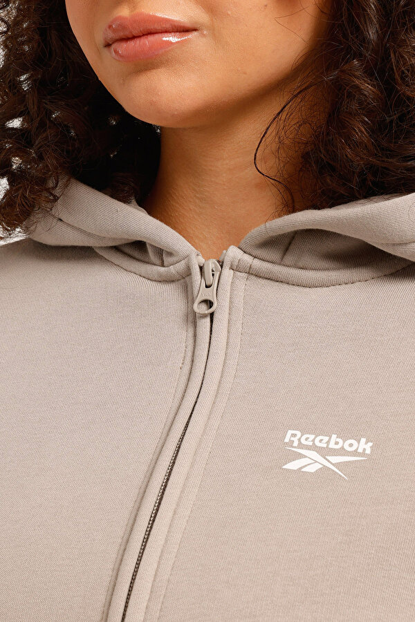 Reebok RI SL FLEECE FZ Gri Kadın Eşofman Üstü