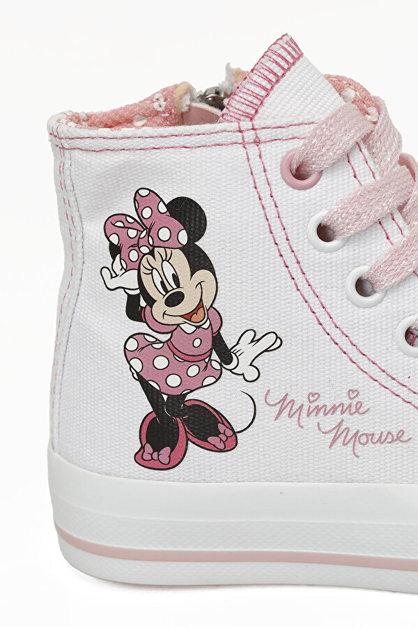 Minnie Mouse MAYA.P5FX Beyaz Kız Çocuk High Sneaker