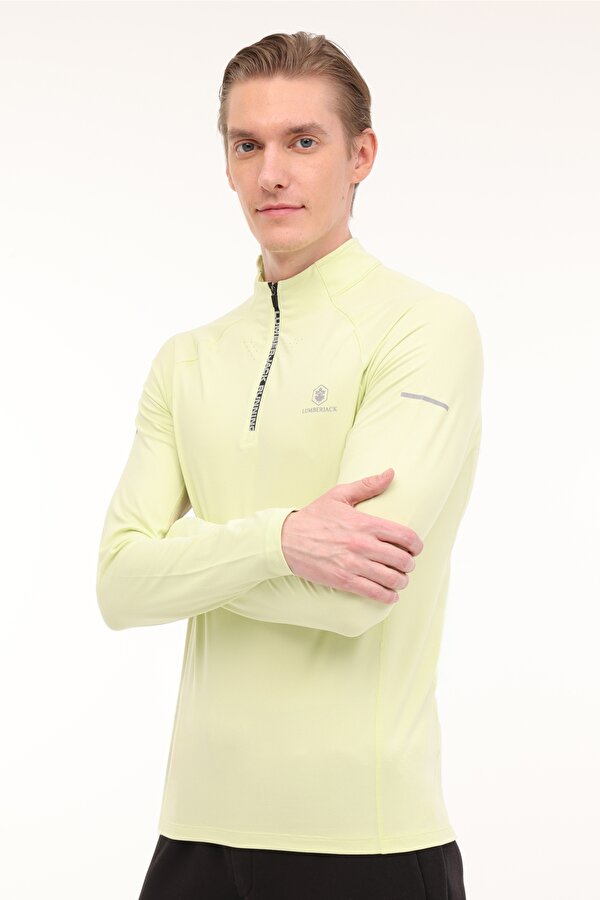 Lumberjack ML MAXI 16A-FW84 4PR LIME MULINE Erkek Sweatshirt
