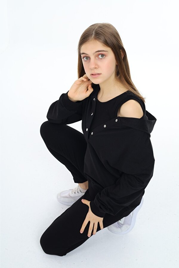 Toontoy Kids Toontoy Kız Çocuk Üçlü Taytlı Takım