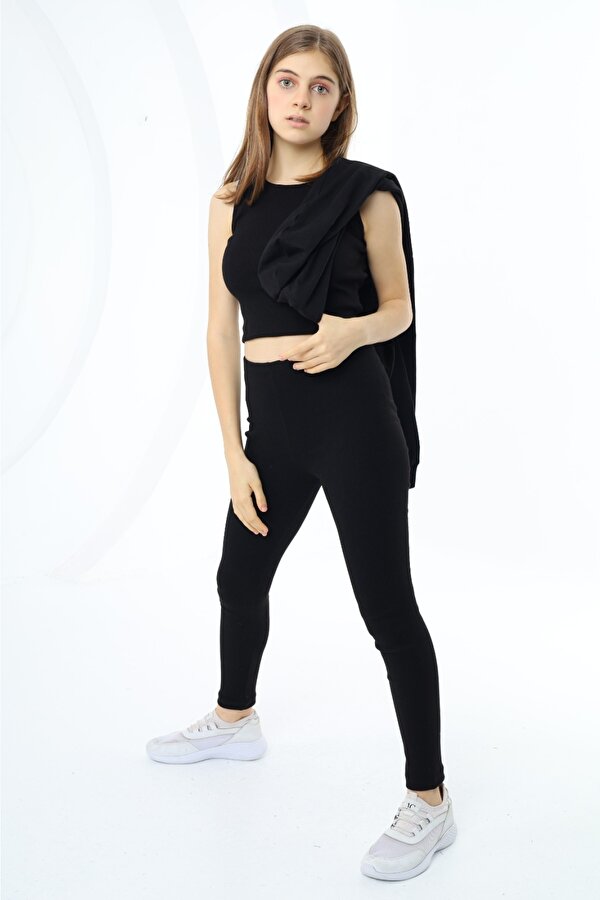 Toontoy Kids Toontoy Kız Çocuk Üçlü Taytlı Takım