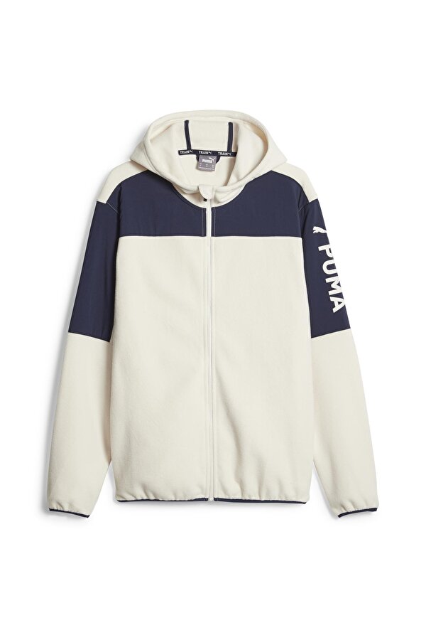 Puma Fit Hybrid Polar Fle Белый Мужчина Толстовка На Молнии