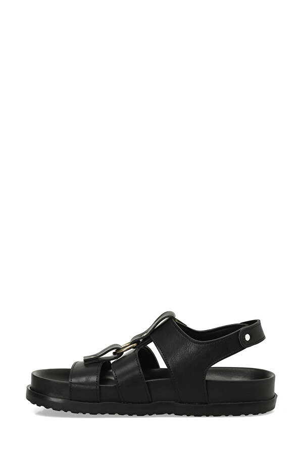 Butigo 25S-157 5FX Siyah Kadın Düz Sandalet