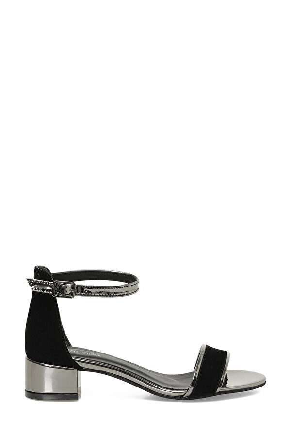 Butigo 21S-701 5FX Siyah Kadın Topuklu Sandalet